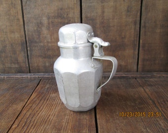 Aluminum Karo Syrup Pitcher