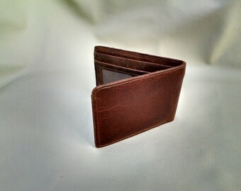 Handmade leather wallet