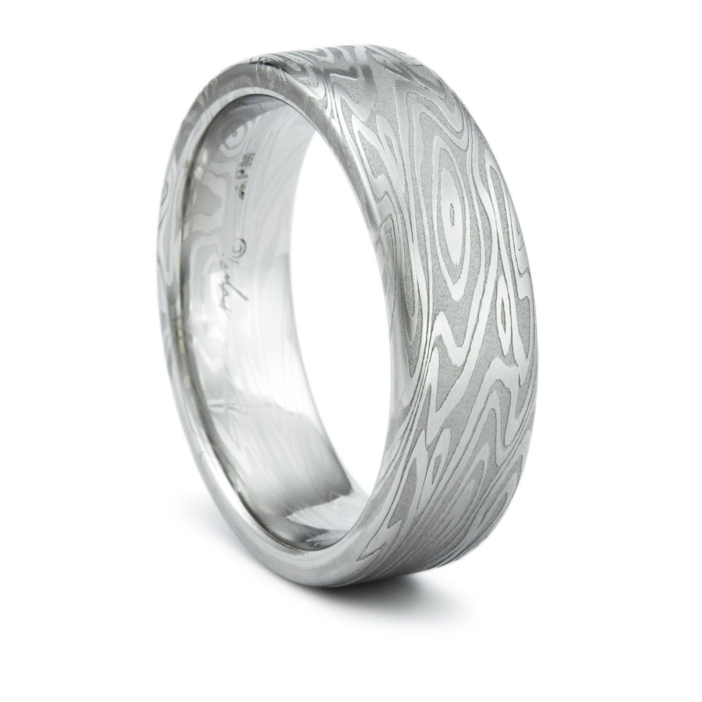 Damascus Ring Unique Men S Wedding Band Twisted Wood Grain   Il Fullxfull.861046722 Wdwt 