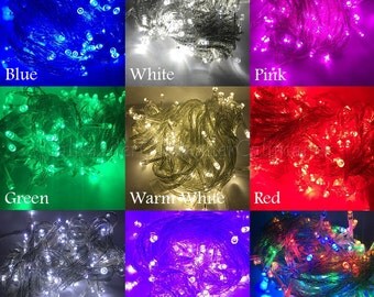 Linkable 10M 100 LED Fairy Light String Christmas Party Xmas Lights Wedding Garden Outdoor Indoor