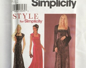 1990's Simplicity pattern 8839 Misses size 8-18 Style for Simplicity Dress