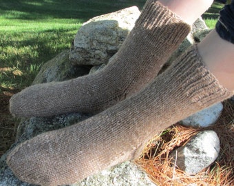 Hand Knit Alpaca Socks