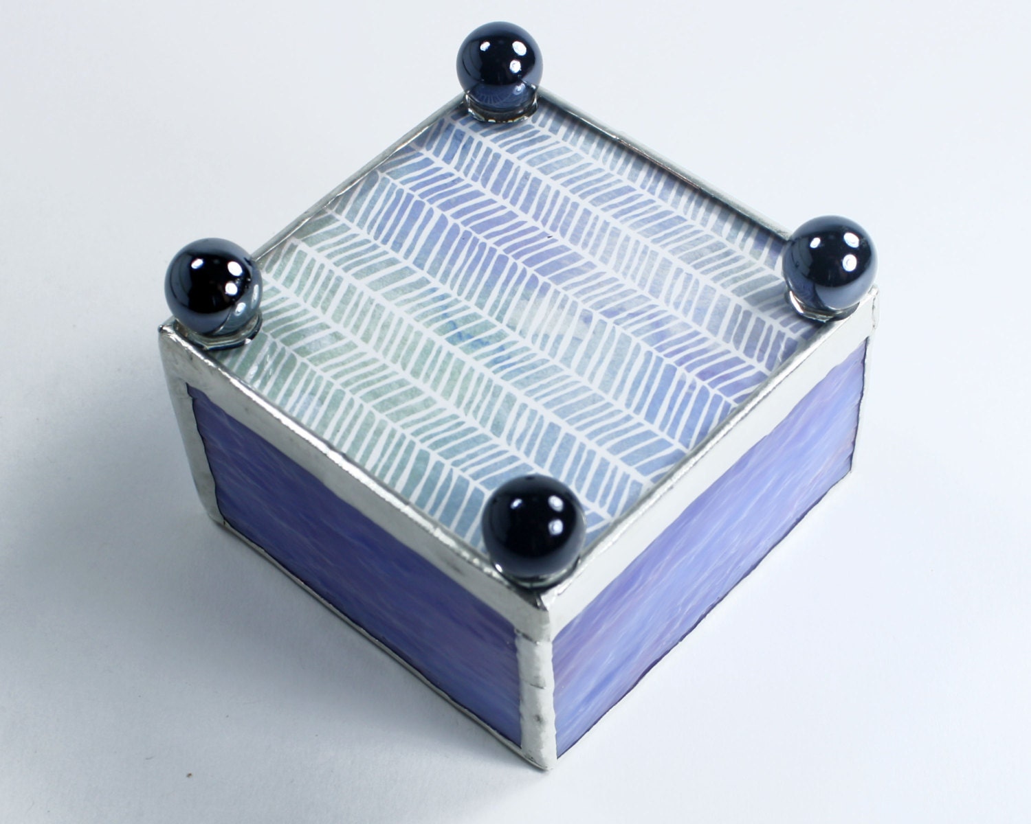 Glass Jewelry Dish Ring Holder Jewelry by BalsamrootGlass on Etsy