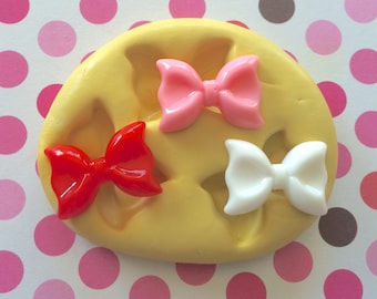 BOW Set Silicone MOLD - Resin Bow Molds, Soap, Craft Supply, Molds, Cookie Decor, Bow Mold, Polymer Clay Molds, Craft Supply, Clay Molds