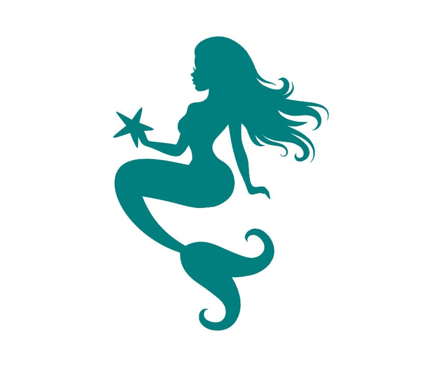 Mermaid v7 Custom Die Cut Vinyl Decal Sticker Choose your