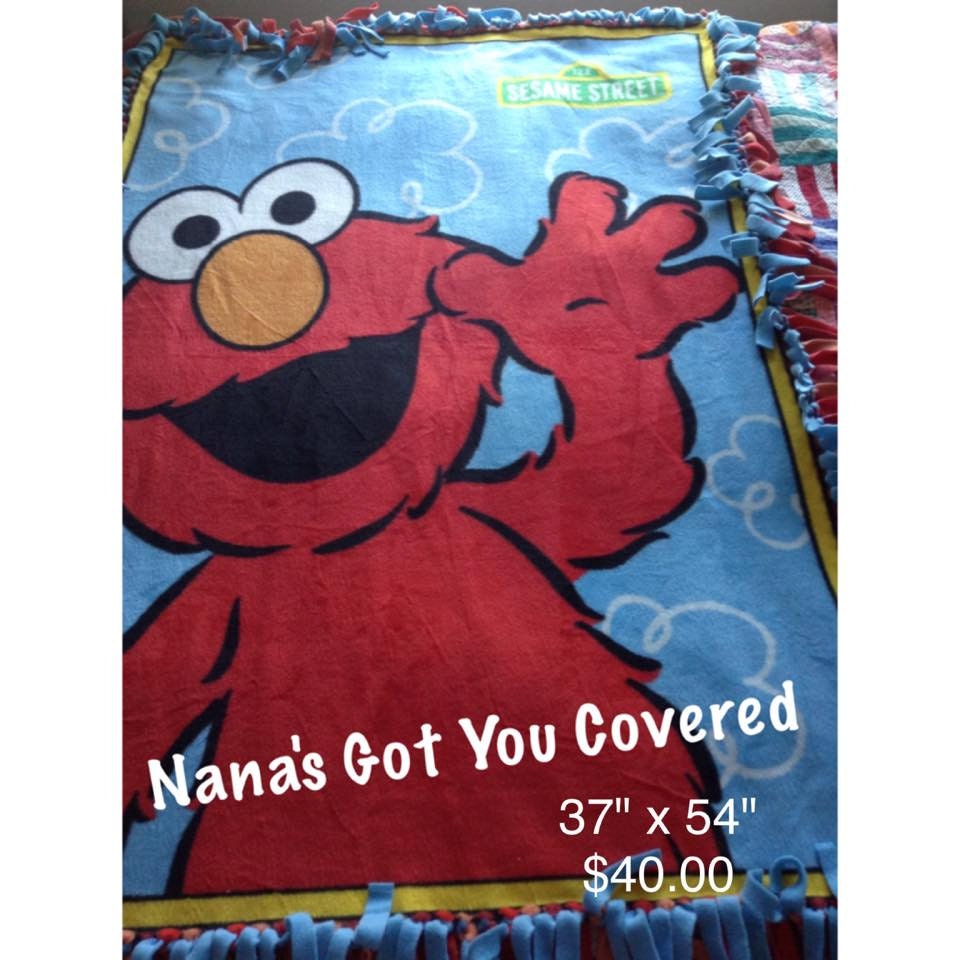 elmo fleece blanket