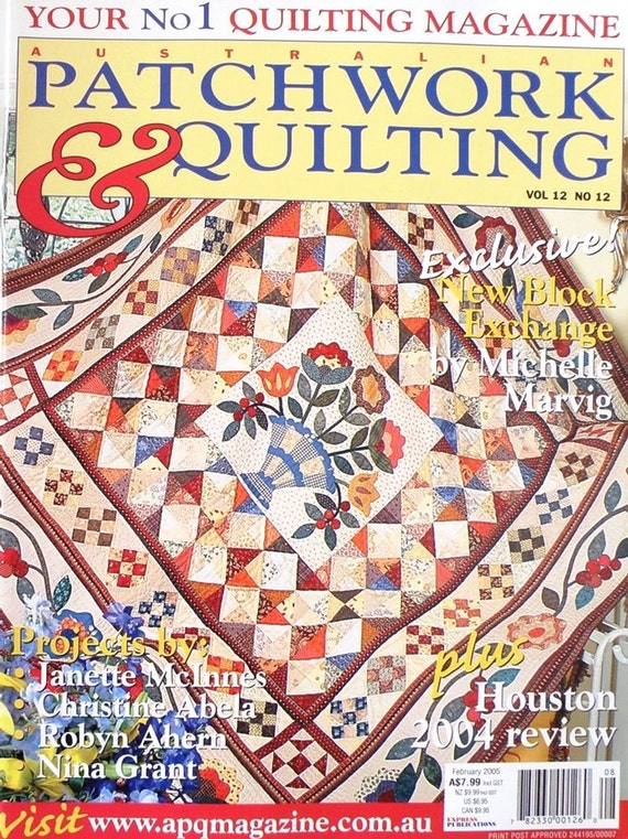 RARE Australian Patchwork & Quilting Magazine Vol 12 No 12