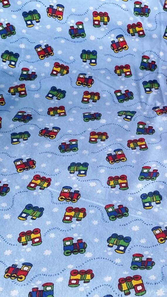Train Blanket Double Flannel Train Blanket Baby Shower