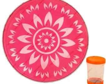 8" Orissa Puja Pooja Rangoli Stencil Mandana Kolam Moggu Floor Art Plate Kolam PRS0046