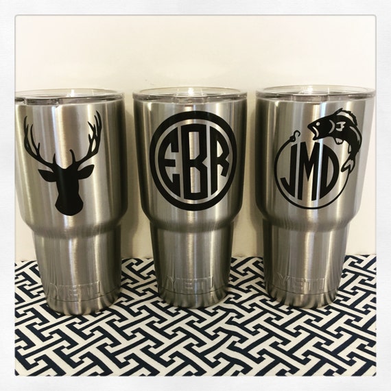 Customized Yeti Tumbler 30 oz Monogrammed Yeti Tumbler