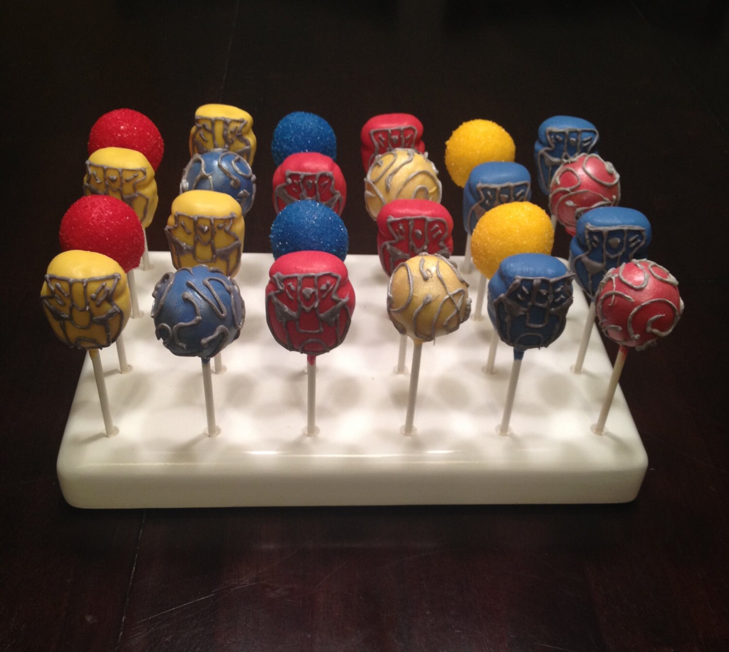 Transformer Cake Pops by TheCakeBallerina on Etsy