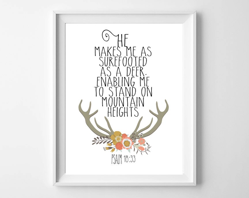 Psalm 18 33 Scripture Art By DollyJuneDesigns On Etsy psalm-18-33-scripture-art-by-dollyjunedesigns-on-etsy
