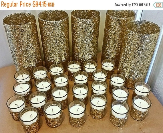 ON SALE Gold Wedding Centerpiece Gold by EverydayDesignEvents