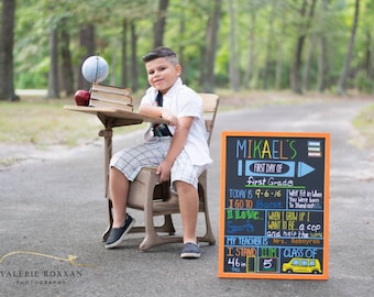 Reusable Back to School Chalkboard