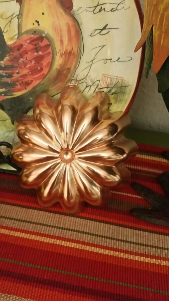 Copper Wave Decorative Jello Mold