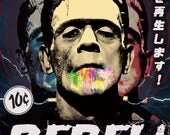 REBEL! Classic Horror Series: Frankenstien Sticker
