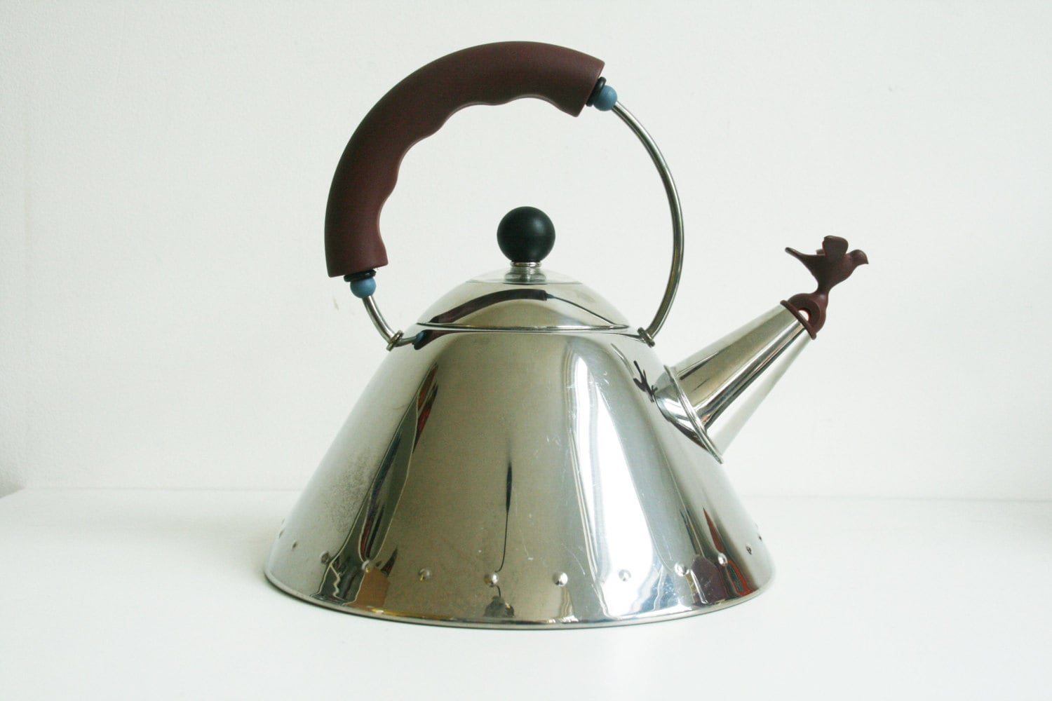 Alessi Kettle Michael Graves Italy tea 9093 inox