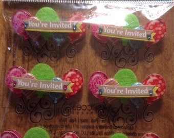 You're Invited sticker lot