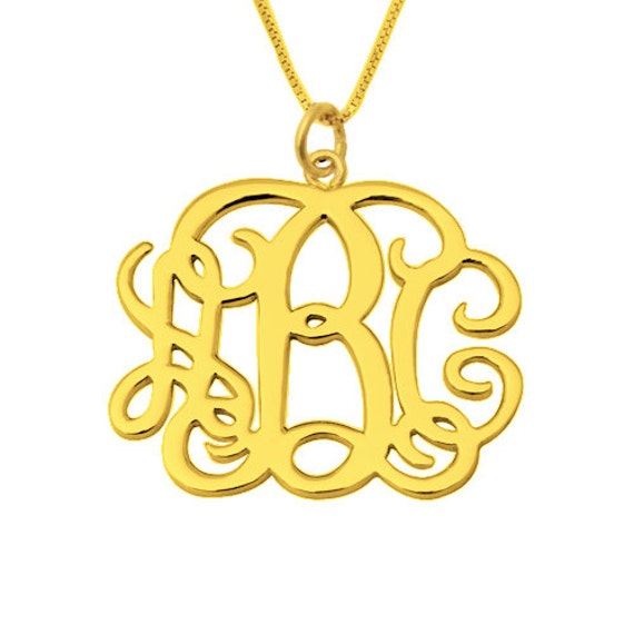Wholesale Personalized Monogram necklace by lovehandmadeanything