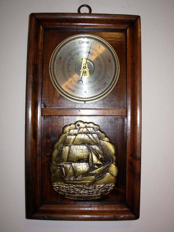 Vintage Carrington Barometer Wall Decor by SeaMyNauticalVintage