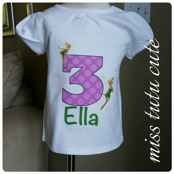 tinkerbell birthday shirts