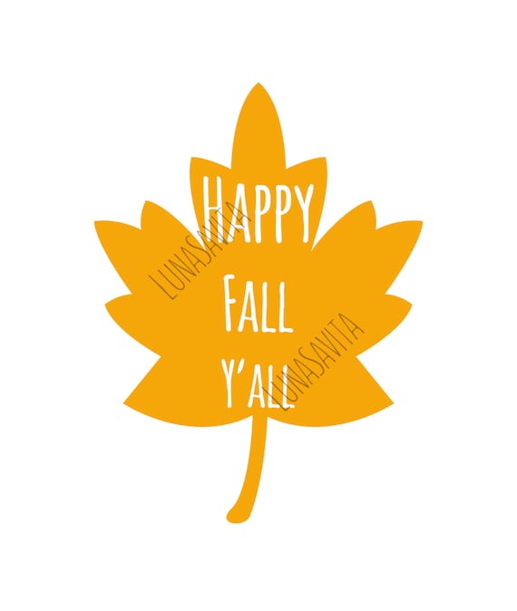 Download Happy Fall Y'all SVG DXF Files for Cricut Design Space
