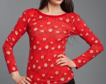 Fairy Tale Roses Scoop Back Top