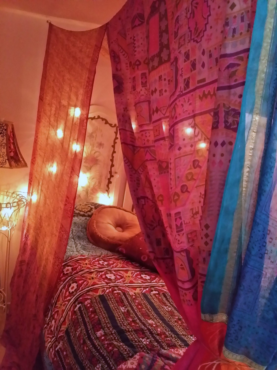 Boho Bed Canopy Gypsy Hippie Hippy HippieWild by HippieWild