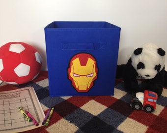 superhero toy bin