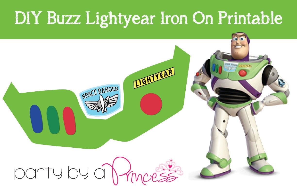 Buzz Lightyear DIY Iron On TShirt Printable