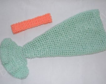Crochet Pattern Newborn Mermaid Tail Photo Prop, Mermaid Tail Crochet Pattern, Pattern Crochet Mermaid Tail, Newborn Mermaid Prop DIY, PDF