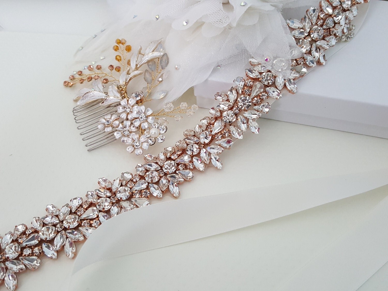 Rose Gold Wedding Accessories Rose Gold Bridal Accessories
