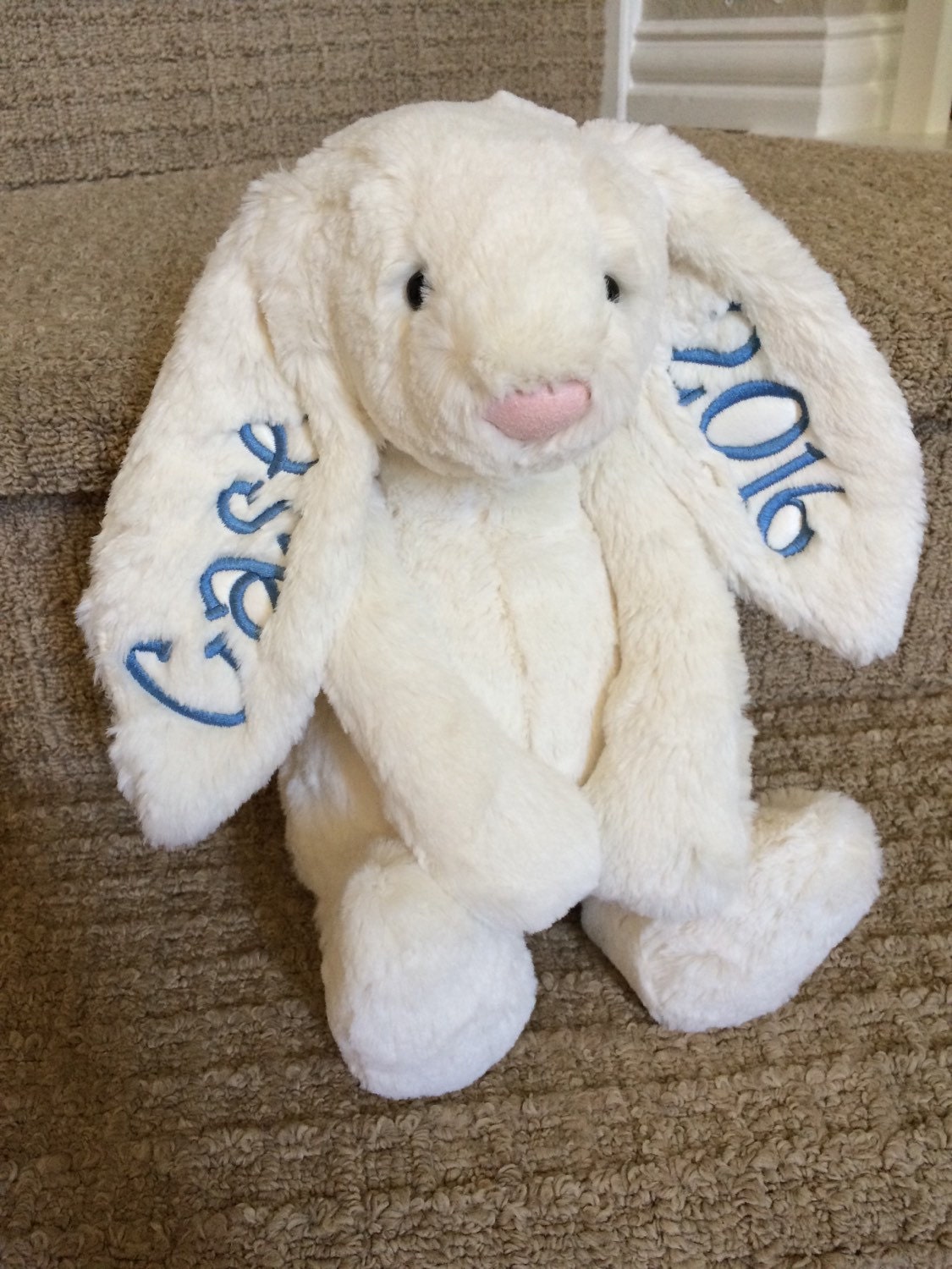 Plush Animals Personalized Bunny Monogrammed Bunny