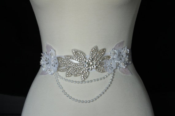 Crystal Diamond Applique Tie Back Top