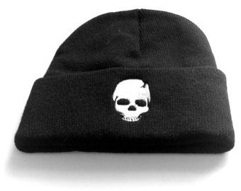 Skull beanie | Etsy