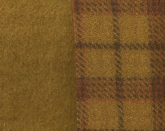 MARY FLANAGAN HANDDYED Wool | "Gold Mine" | 10 Different Textured Wools in Bundle | 100% Wool | Hand Dyed Wool Pieces Approx. 6.5" x 8"