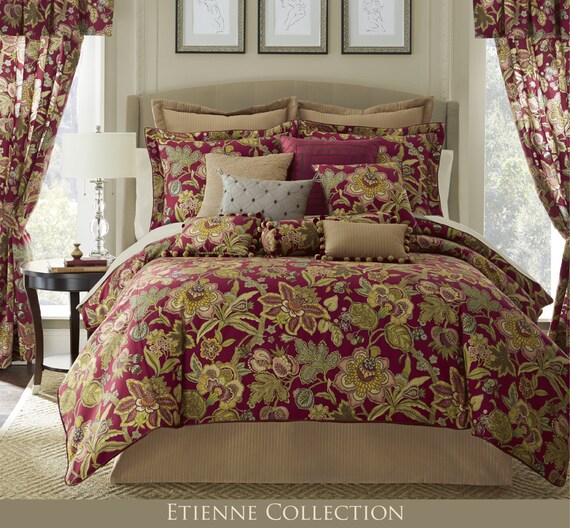 items similar to rose tree etienne 9 piece comforter set items similar to rose tree etienne 9 piece comforter set