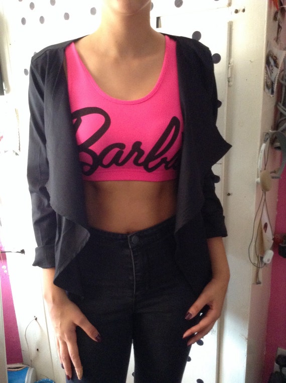 barbie tight crop top