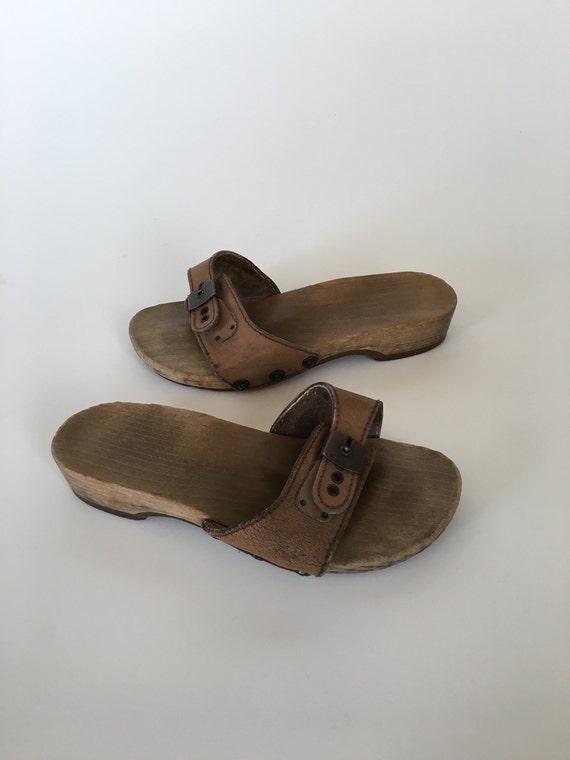 Vintage Dr. Scholl boho Sandals Original exercise Arch Support