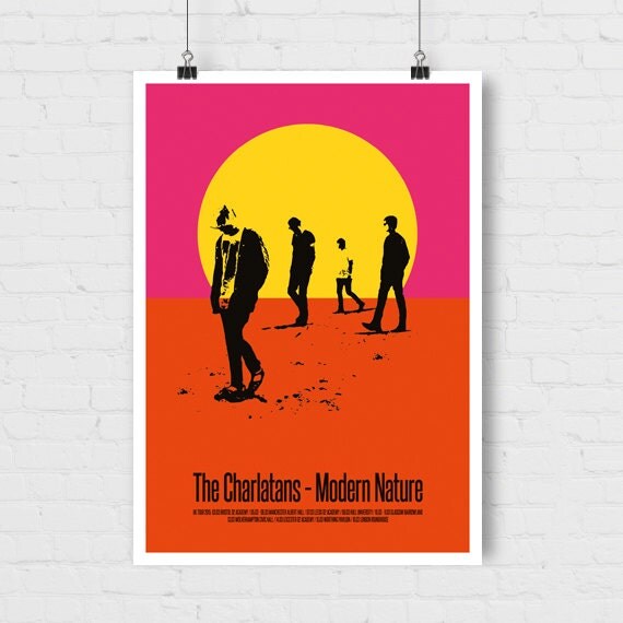 The Charlatans Modern Nature A2 Indoor Poster