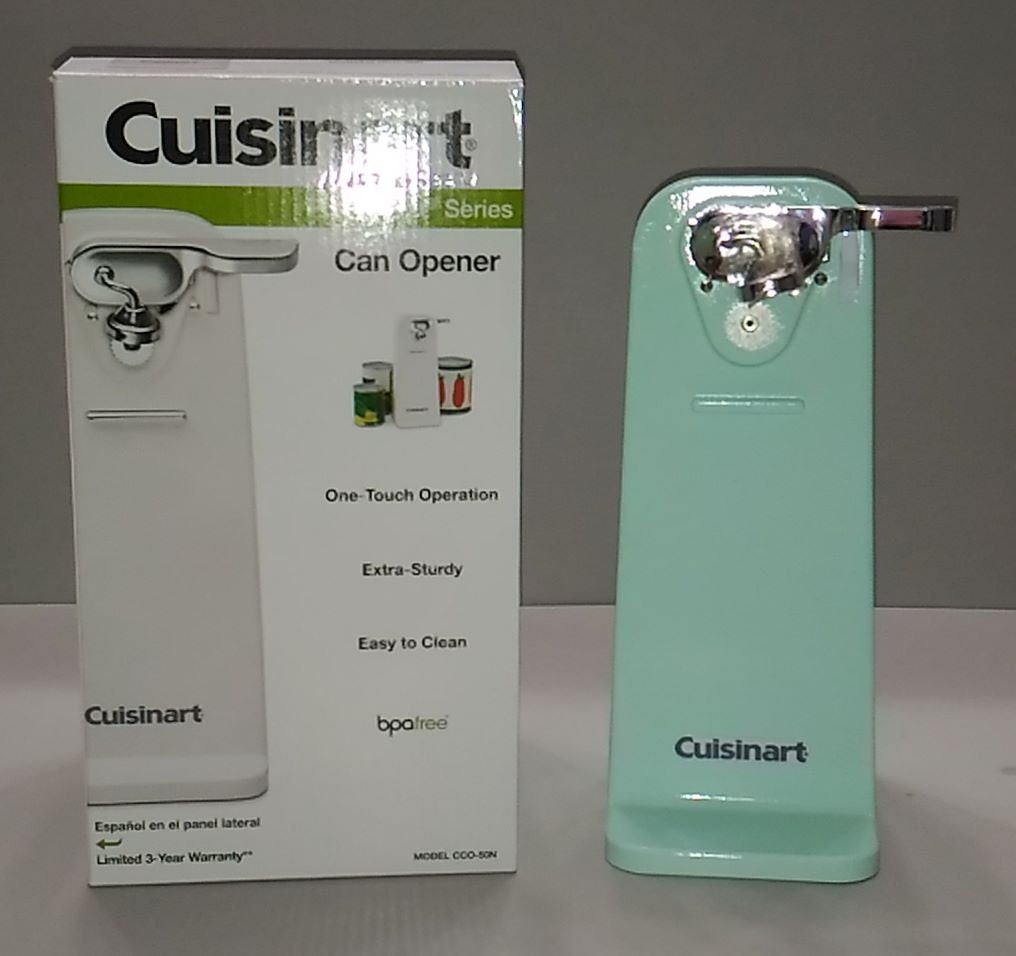 Mint Green Cuisinart Tall Electric Can Opener New