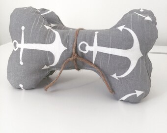 Dog Bone, Dog Toy, Ships FREE, Plush Sqeaker toy, Plush dog toy