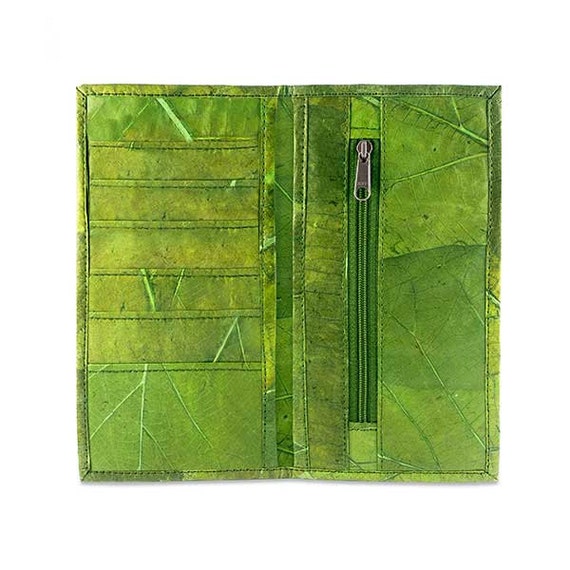 Real Leaf Wallet Purse by ThamonLondon on Etsy