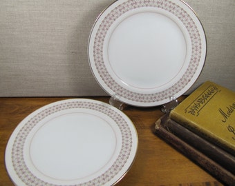 Vintage Narumi China Salad Plates - Made in Occupied Japan - Set of Two (2)
