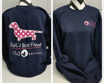 Girl's Best Friend Sweatshirt, Dog Shirt, Dog Lover, Dog Gift, Dog Mom, Dog T-shirt, Dog Lover Gift, Dog Shirt, Fur Mama, Dog Tee