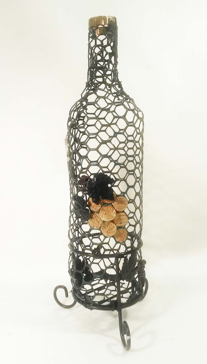 Unique Wine Cork Holder Wine Bottle Shape