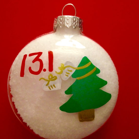 running christmas ornament running christmas ornament