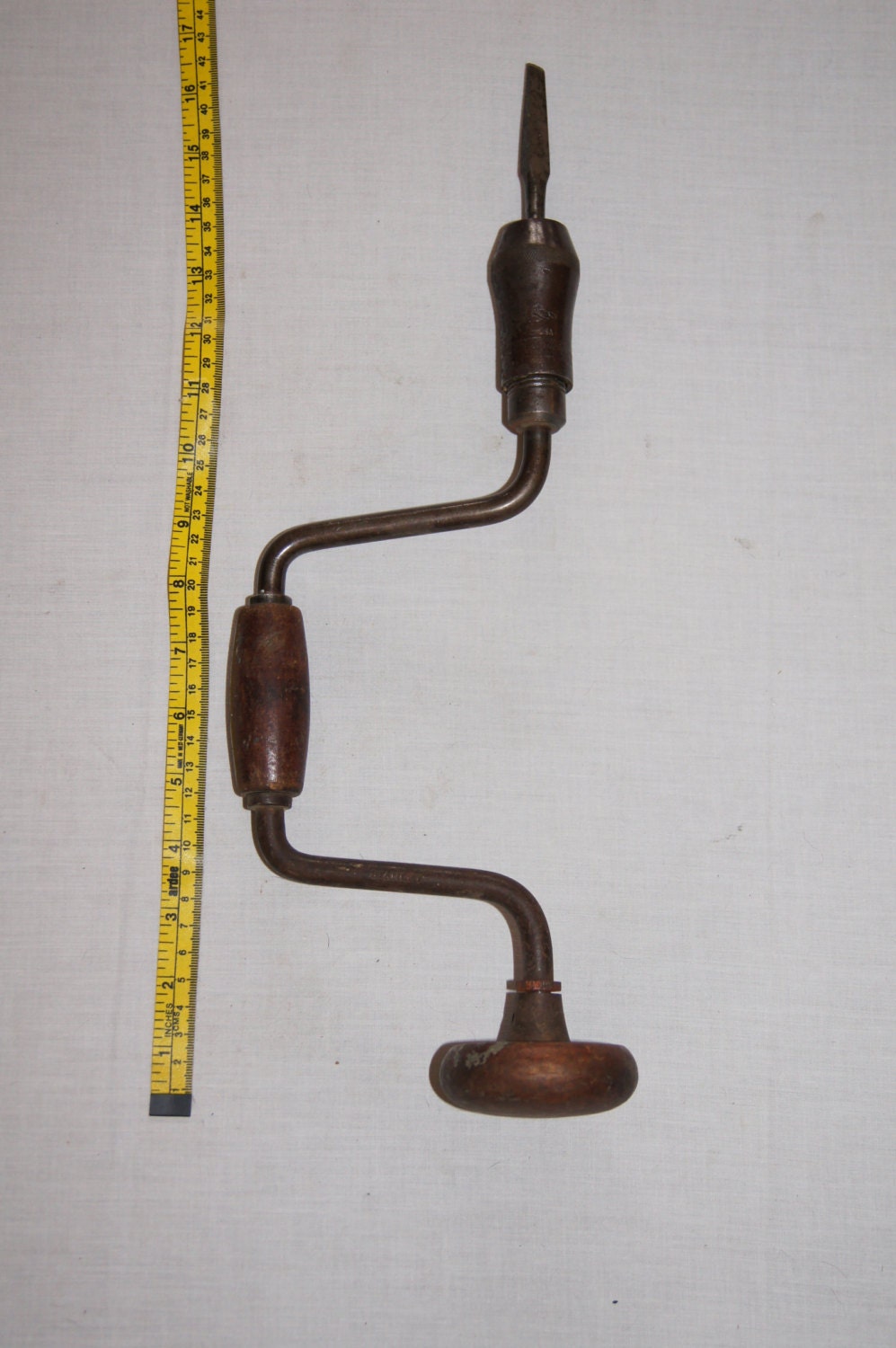 Vintage 1950s Stanley Hand Crank Drill Brace Tools