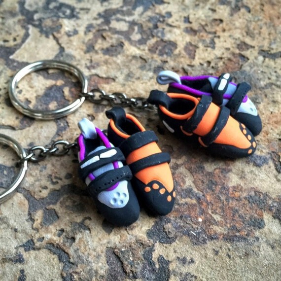 Rock Climbing Keychains Partner Set