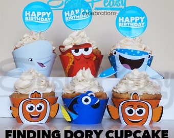 Finding dory cupcake toppers Etsy NZ